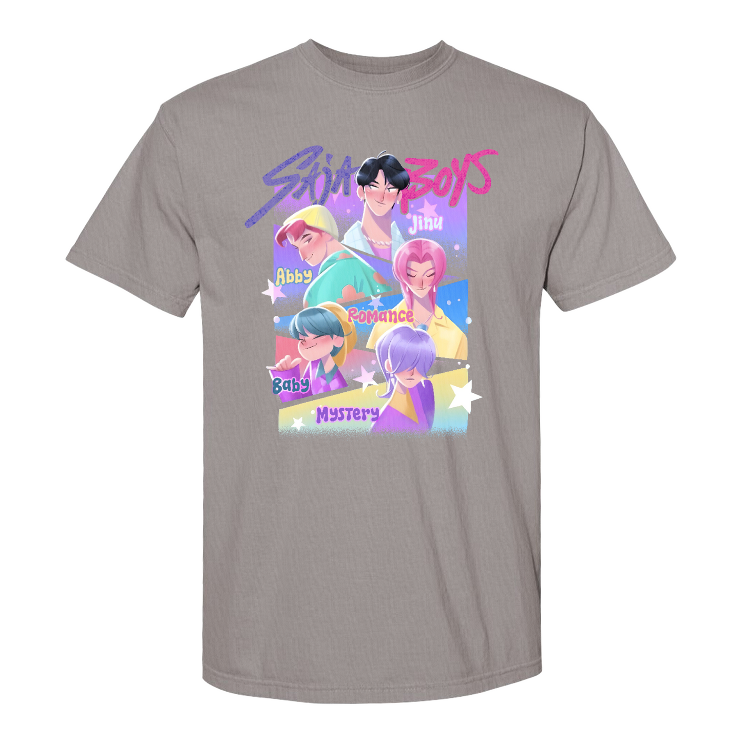 Saja Boys Boy Band Comfort Color Shirt, Demon Hunters Merch, Soda PopShirt, Cute Kpop Apparel
