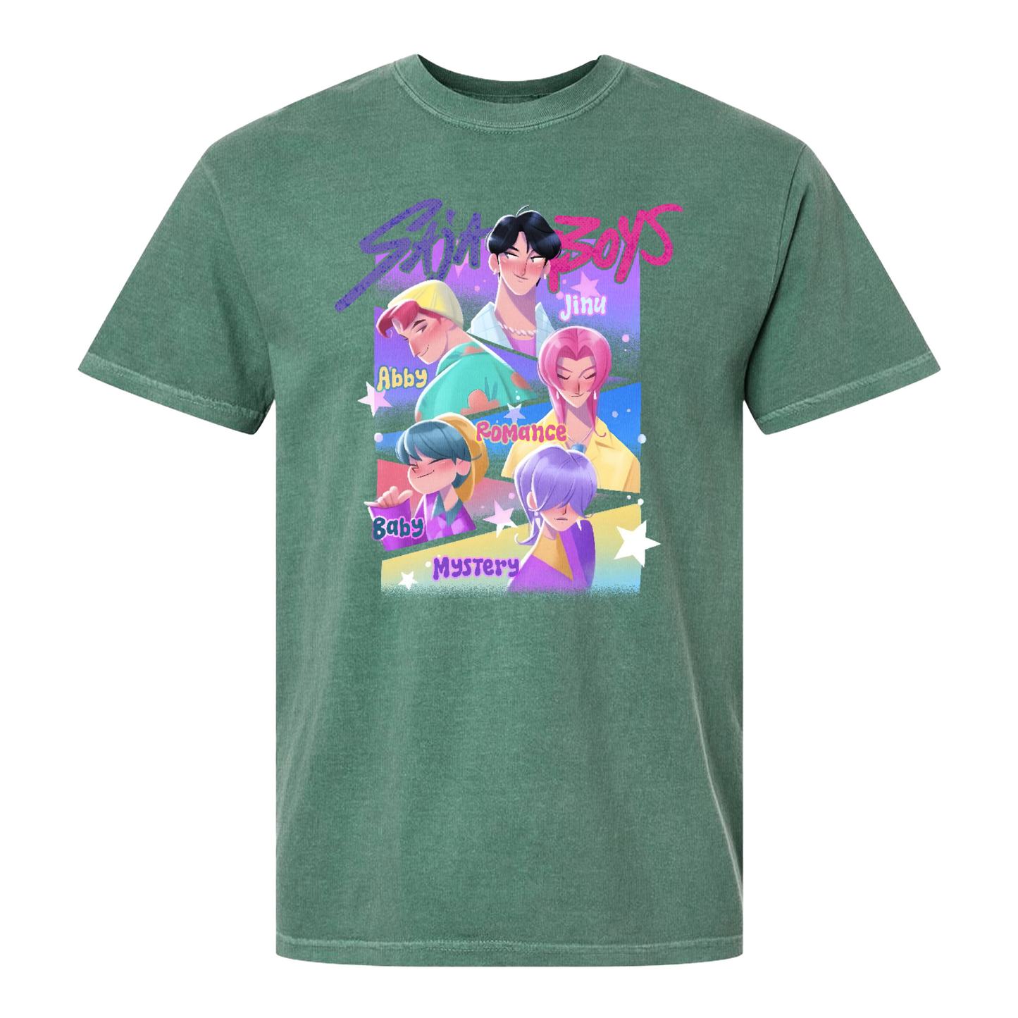 Saja Boys Boy Band Comfort Color Shirt, Demon Hunters Merch, Soda PopShirt, Cute Kpop Apparel