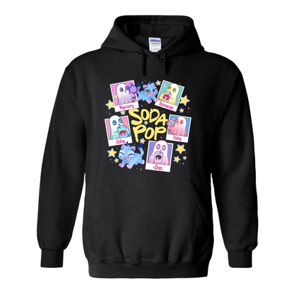 Saja Boys Soda Pop KPDH Hoodie, Saja Boys Huntrix PIN, Kpop Demon Boy Band Inspired Hoodie