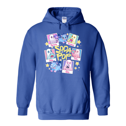 Saja Boys Soda Pop KPDH Hoodie, Saja Boys Huntrix PIN, Kpop Demon Boy Band Inspired Hoodie