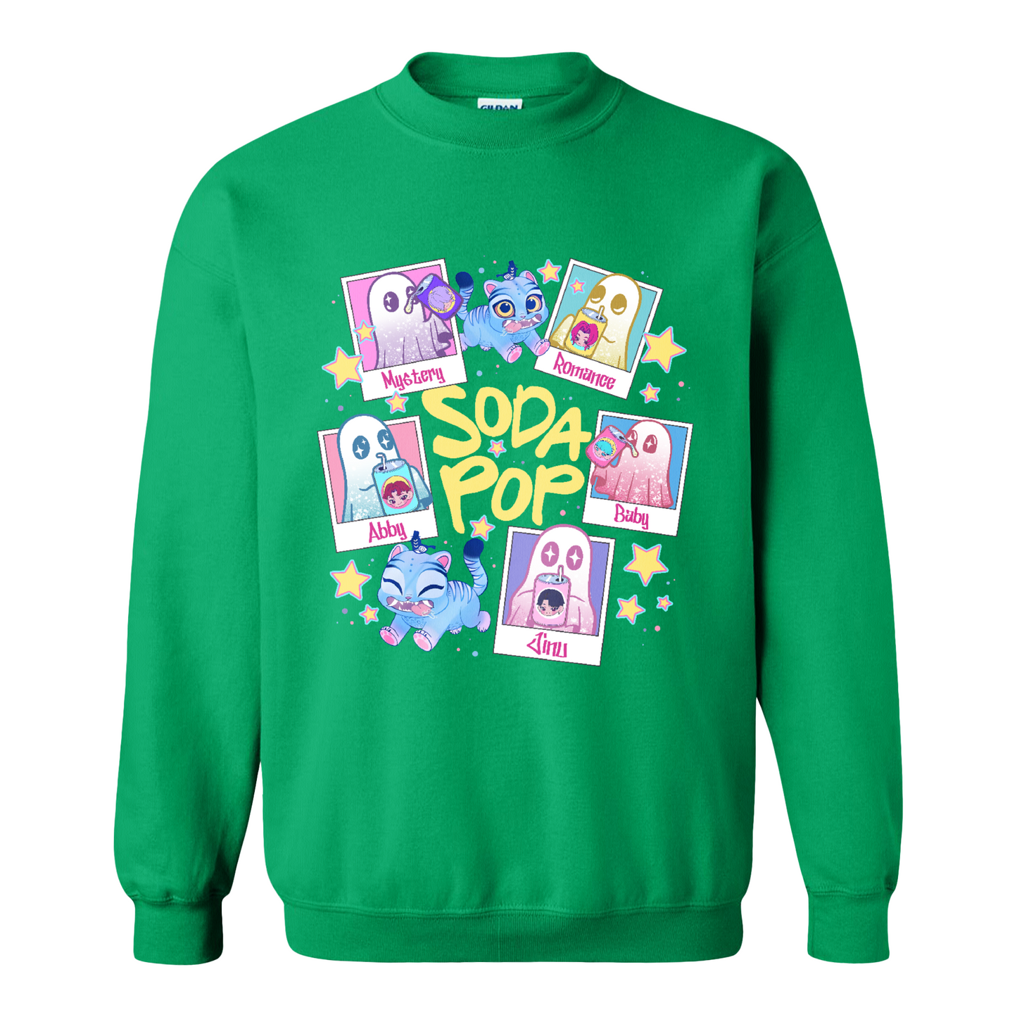 Saja Boys Soda Pop KPDH Sweatshirt, Saja Boys Huntrix PIN, Kpop Demon Boy Band Inspired Sweatshirt