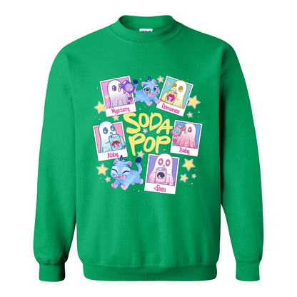 Saja Boys Soda Pop KPDH Sweatshirt, Saja Boys Huntrix PIN, Kpop Demon Boy Band Inspired Sweatshirt