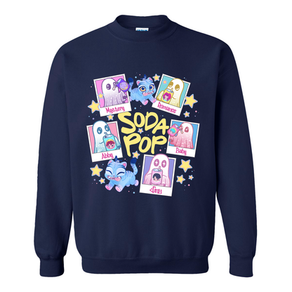 Saja Boys Soda Pop KPDH Sweatshirt, Saja Boys Huntrix PIN, Kpop Demon Boy Band Inspired Sweatshirt