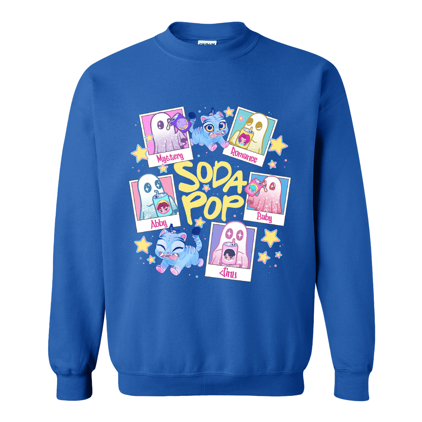 Saja Boys Soda Pop KPDH Sweatshirt, Saja Boys Huntrix PIN, Kpop Demon Boy Band Inspired Sweatshirt