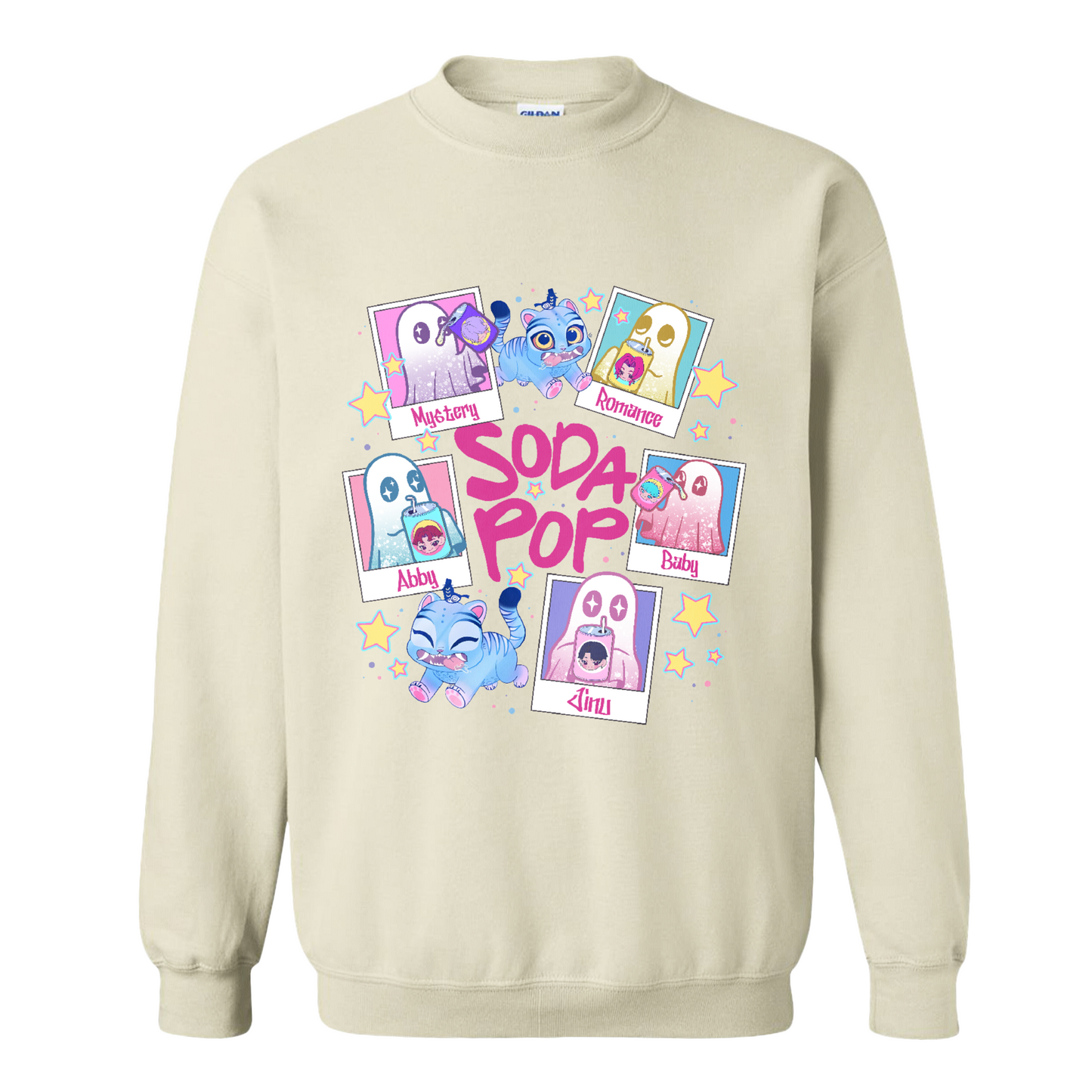Saja Boys Soda Pop KPDH Sweatshirt, Saja Boys Huntrix PIN, Kpop Demon Boy Band Inspired Sweatshirt