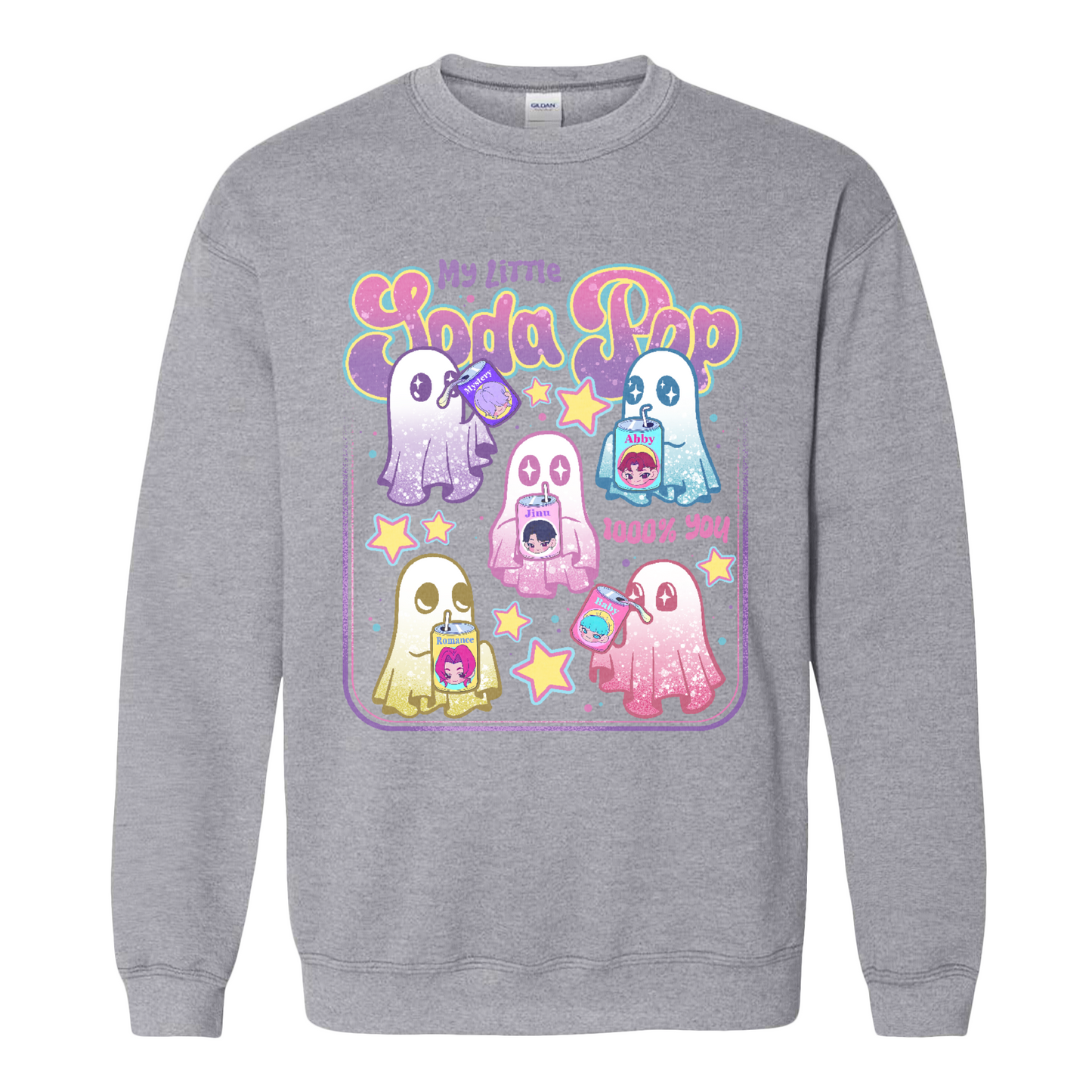 Saja Boys Soda Pop KPDH Sweatshirt, Saja Boys Huntrix PIN, Kpop Demon Boy Band Inspired Sweatshirt