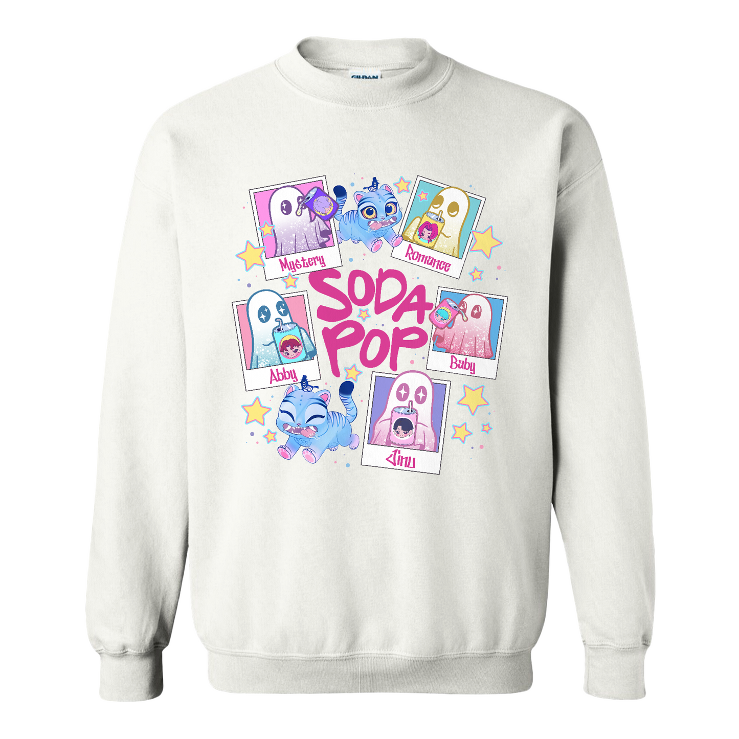Saja Boys Soda Pop KPDH Sweatshirt, Saja Boys Huntrix PIN, Kpop Demon Boy Band Inspired Sweatshirt