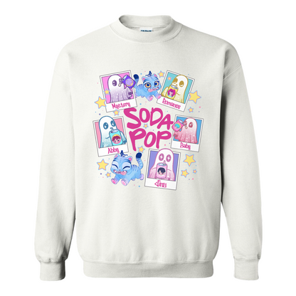 Saja Boys Soda Pop KPDH Sweatshirt, Saja Boys Huntrix PIN, Kpop Demon Boy Band Inspired Sweatshirt