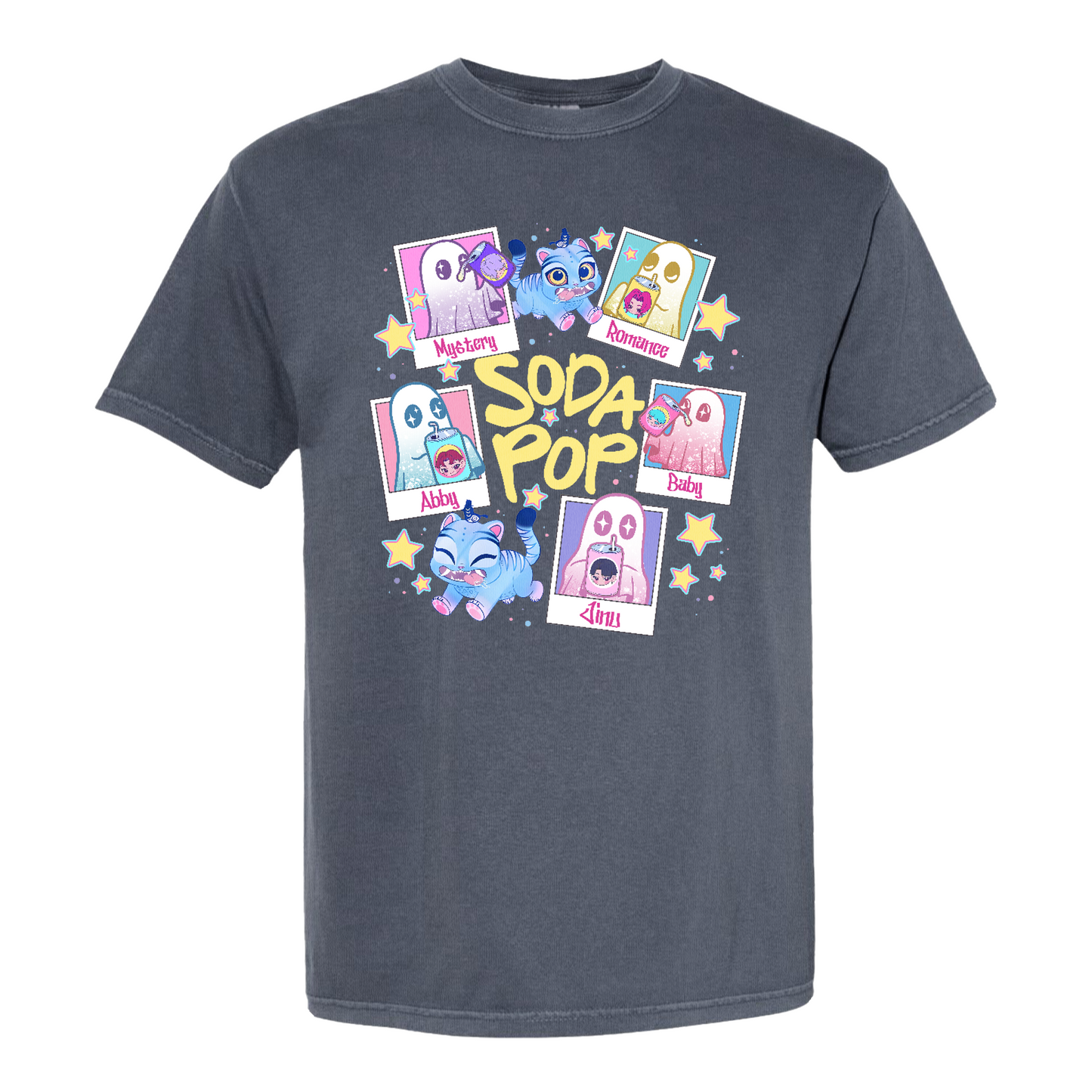 Saja Boys Soda Pop KPDH Comfort Colors Shirt, Saja Boys Huntrix PIN, Kpop Demon Boy Band Inspired Shirt