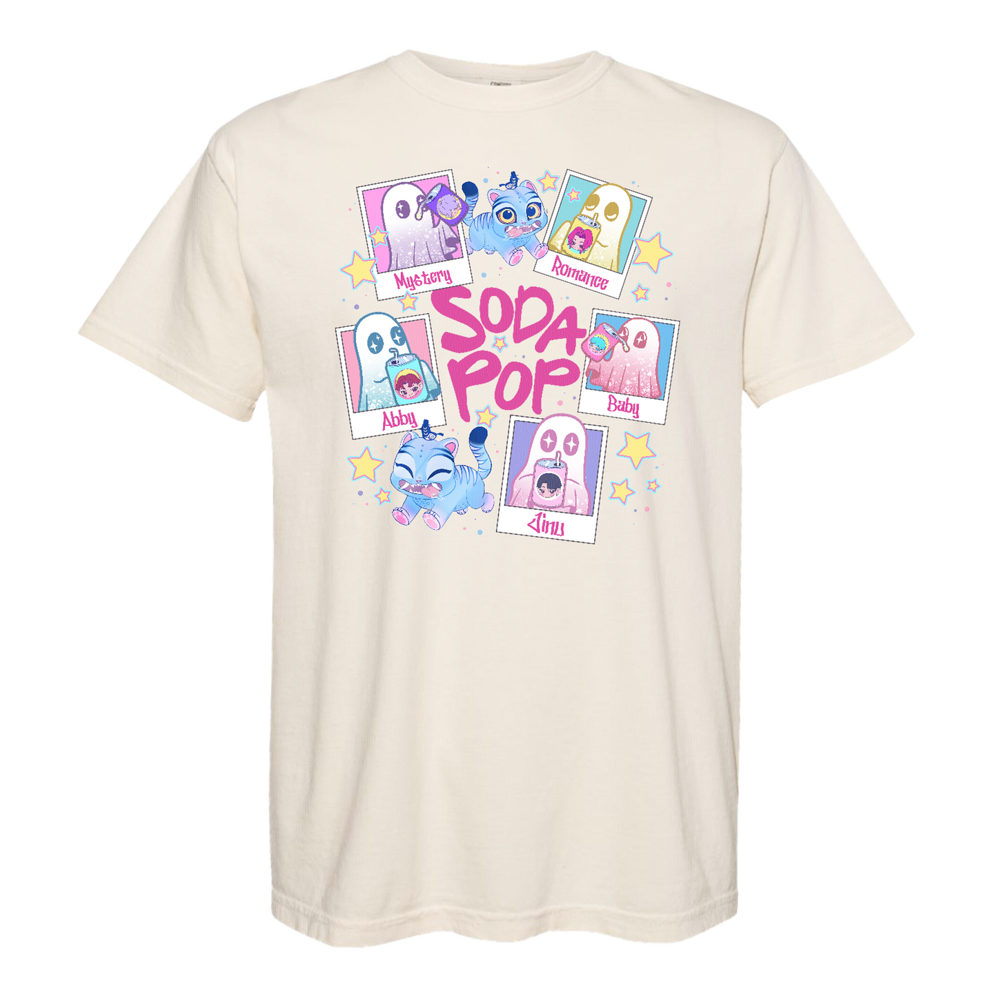 Saja Boys Soda Pop KPDH Comfort Colors Shirt, Saja Boys Huntrix PIN, Kpop Demon Boy Band Inspired Shirt