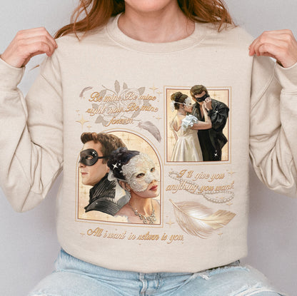 From Masquerade to Marriage – Benophie Inspired – Bridgerton Benedict & Sophie Regency Romance Sweatshirt