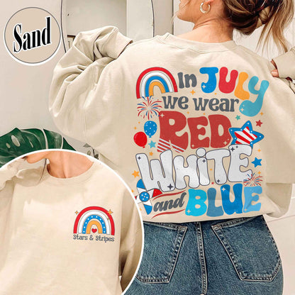 Firecracker Sweatshirt For 4th Of July, Stars And Stripes Sweatshirt, Red White And Blue, Cute 4th Of July, Usa Sweatshirt, Patriotic Sweatshirt