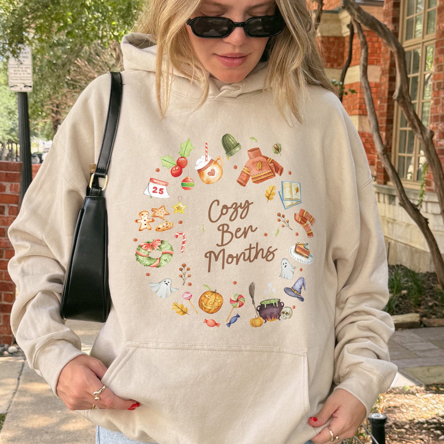 Cozy Ber Months Shirt, Fall Winter Seasonal Tee, Autumn Halloween Thanksgiving Christmas Top Hoodie