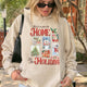 Home for the Holidays Hoodie: Vintage Christmas Hoodie, Merry Xmas Hoodie, Festive Family Xmas Hoodie