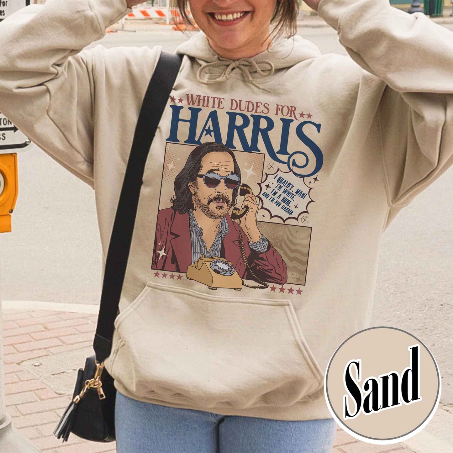 Election Hoodie, White Dudes for Madam President Hoodie, Men Zoom for Madam President Hoodie