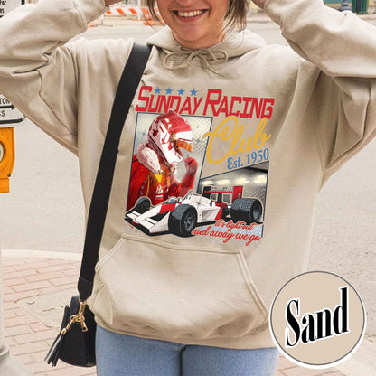 Formula 1 Hoodie, Sunday Racing Club Fan Collection, Racing Car Outfit Hoodie
