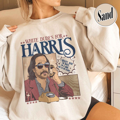 Election Sweatshirt, White Dudes for Madam President Sweatshirt, Men Zoom for Madam President Sweatshirt