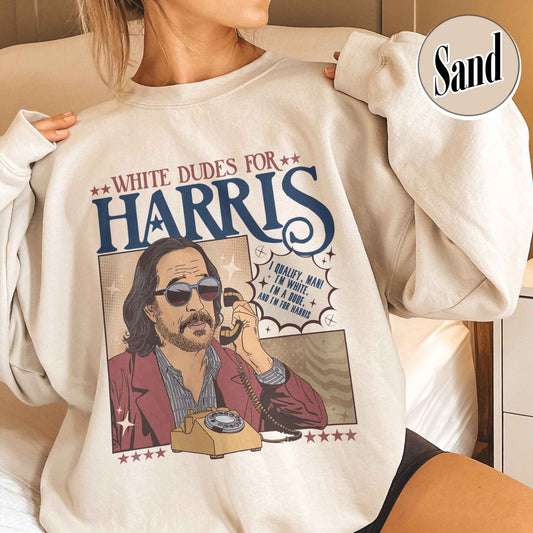 Election Sweatshirt, White Dudes for Madam President Sweatshirt, Men Zoom for Madam President Sweatshirt