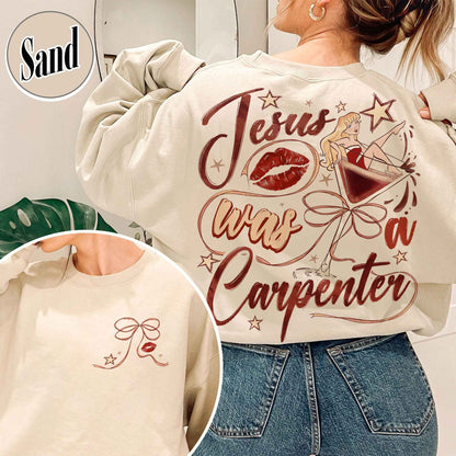 Music Lover Sweatshirt, Jesus Was a Carpenter Sweatshirt, Espresso Sweatshirt, Soft Girl Sweatshirt, Short N Sweet Sweatshirt