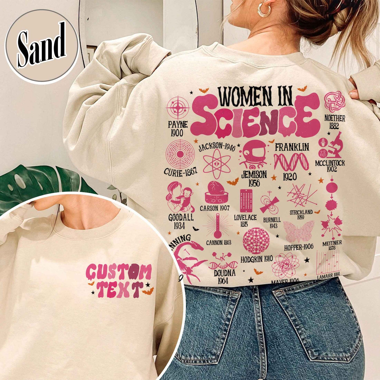Feminist Sweatshirt, Women in Science Sweatshirt, Science Lover Gift Sweatshirt, Stem Sweatshirt