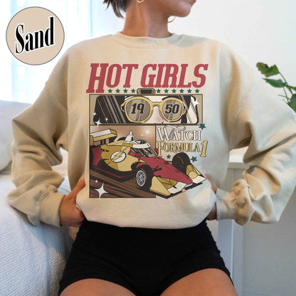 Trending F1 Sweatshirt, Formula One Sweatshirt, Hot Girls Watch Formula 1 Sweatshirt, F1 Racing Sweatshirt