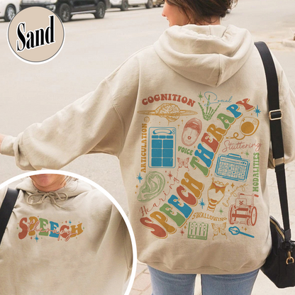 Speech Therapy Month, Its a Good Day for Speech Therapy, Good Day for Speech Therapy Hoodie, Speech Language Pathologist, Sign, Slp Gifts