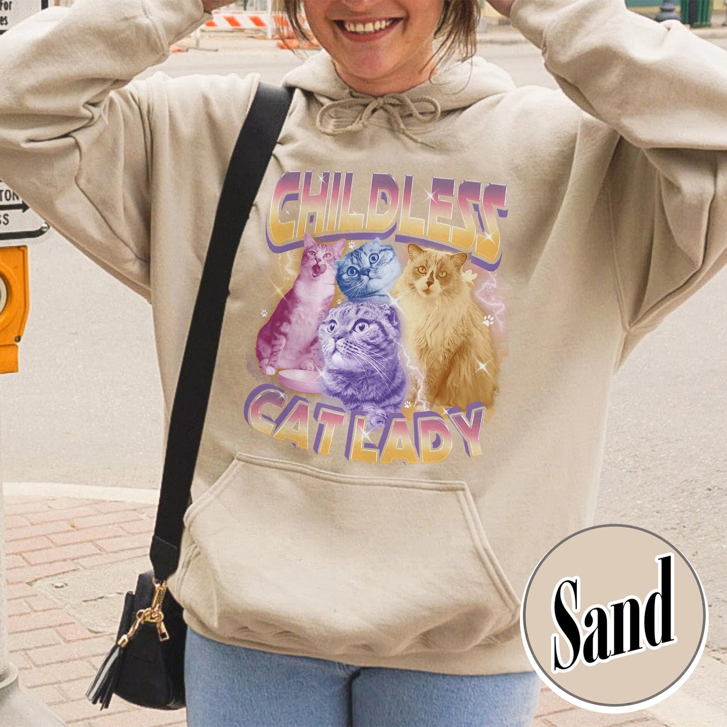 Election Hoodie, Childless Cat Lady Custom Bootleg 2024 Hoodie, Madame President Hoodie