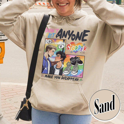 LGBT Book Hoodie, LGBTQ Hoodie, Don’t Let Anyone Make You Disappear Hoodie, Pride Month Hoodie