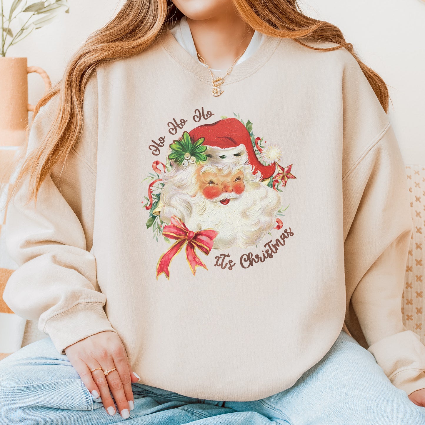 Vintage Santa Claus Retro Christmas Sweatshirt