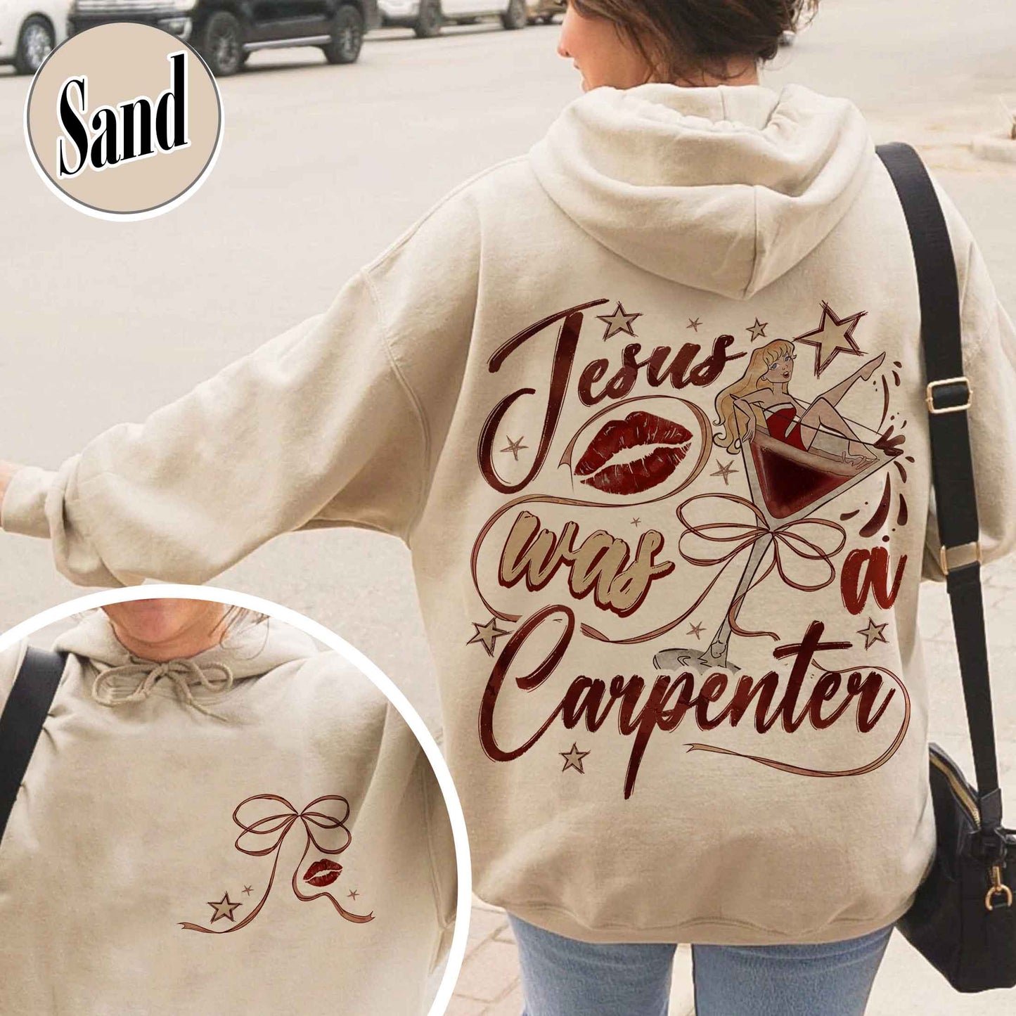 Music Lover Hoodie, Jesus Was a Carpenter Hoodie, Espresso Hoodie, Soft Girl Hoodie, Short N Sweet Hoodie