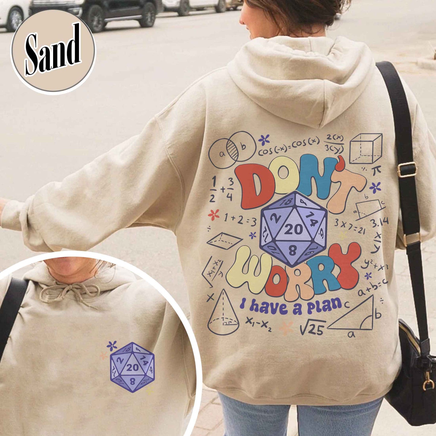 Dont Worry I Have a Plan Hoodie, Funny Dnd Dice Set, Gifts for Gamer, Playing Game, Funny Gamer Hoodie, DND Hoodie, Dnd Gift for Dad