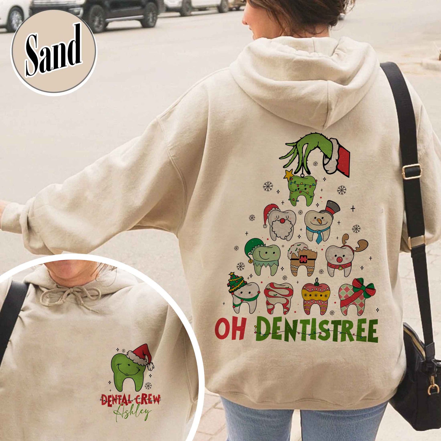 Dental Christmas Tree Hoodie,Funny Christmas Teeth Shirt,Funny Christmas Teeth,Christmas Teeth Dentist Shirt,Gift For Dentist On Christmas