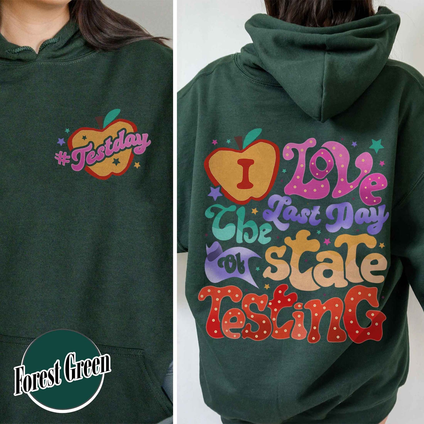 School Hoodie, I Love State Testing Hoodie, You Got This Hoodie, Back to School Hoodie