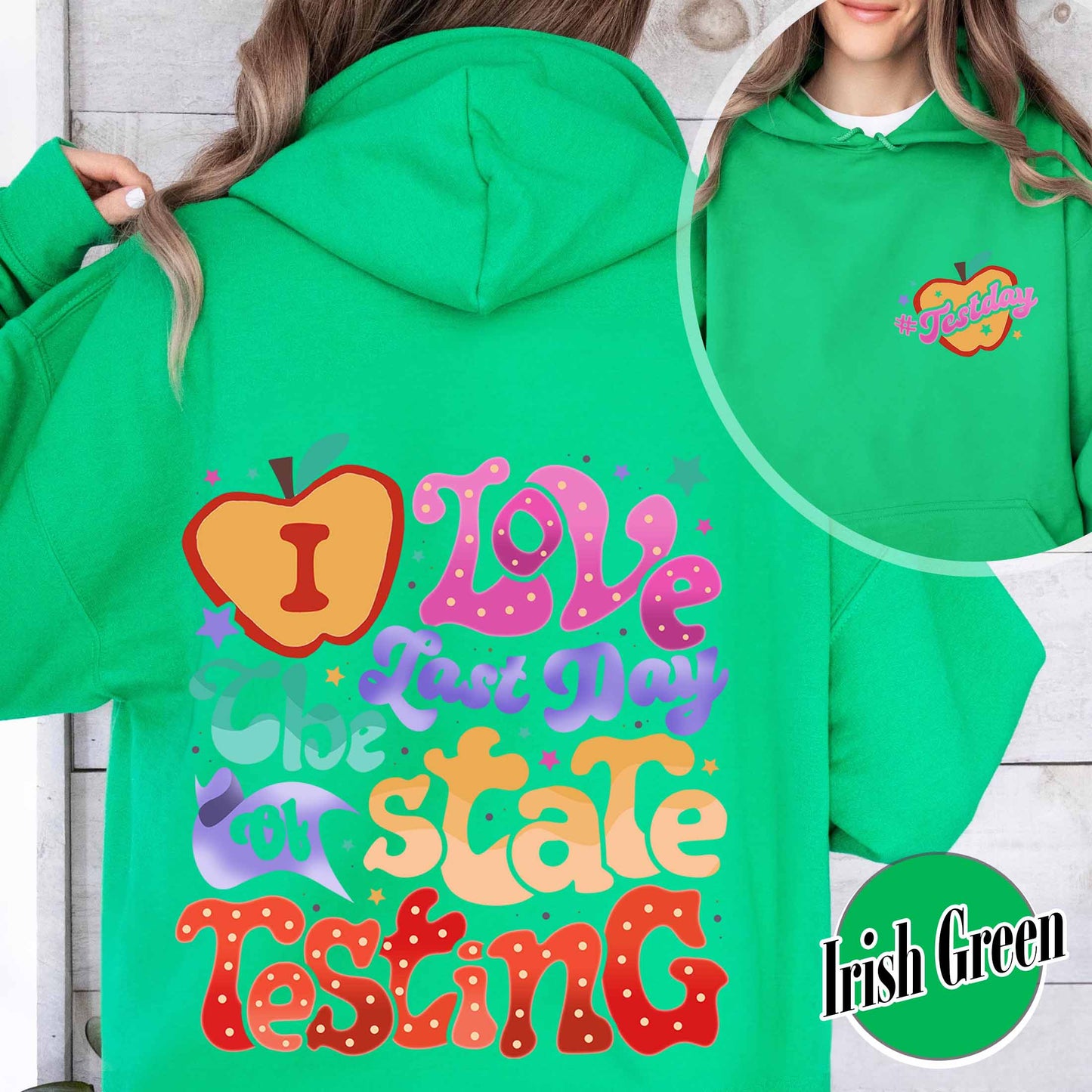 School Hoodie, I Love State Testing Hoodie, You Got This Hoodie, Back to School Hoodie