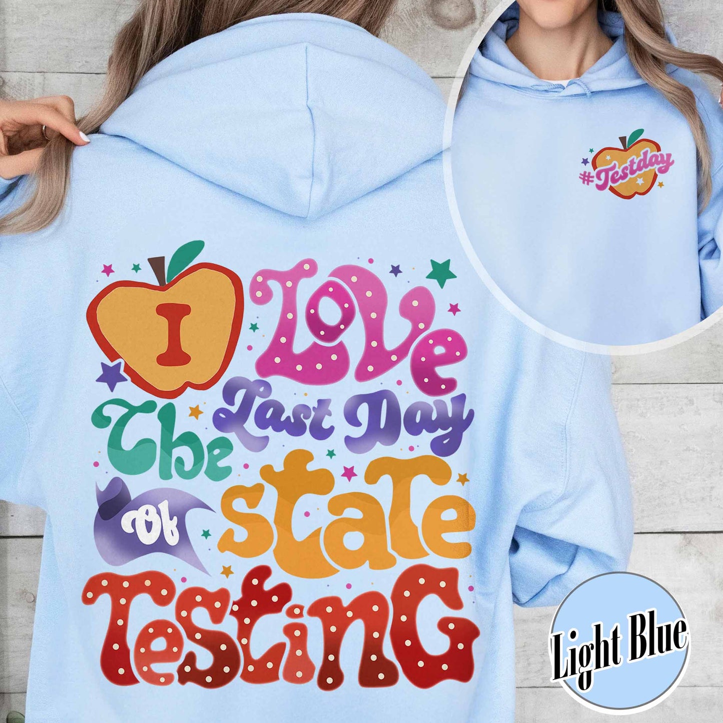 School Hoodie, I Love State Testing Hoodie, You Got This Hoodie, Back to School Hoodie