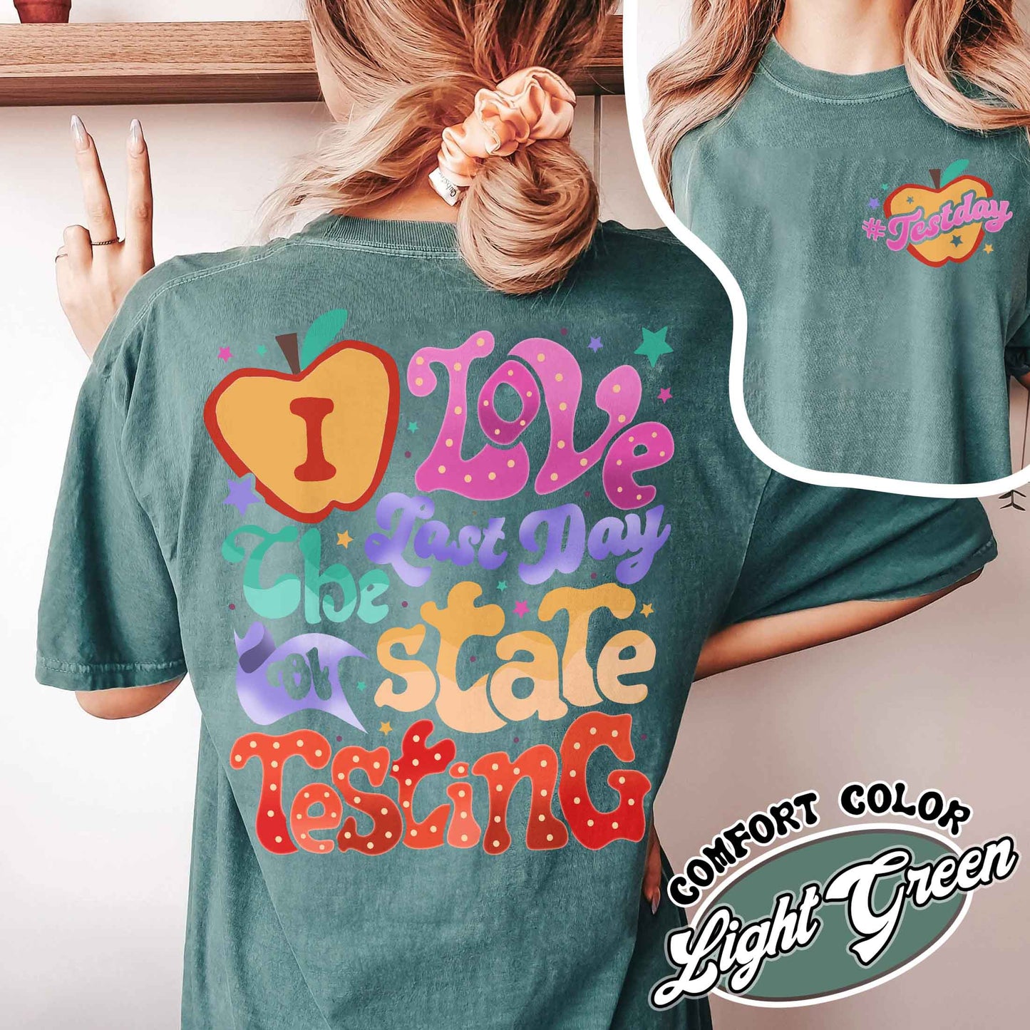 School Comfort Color Shirt, I Love State Testing Shirt, You Got This Shirt, Back to School Shirt