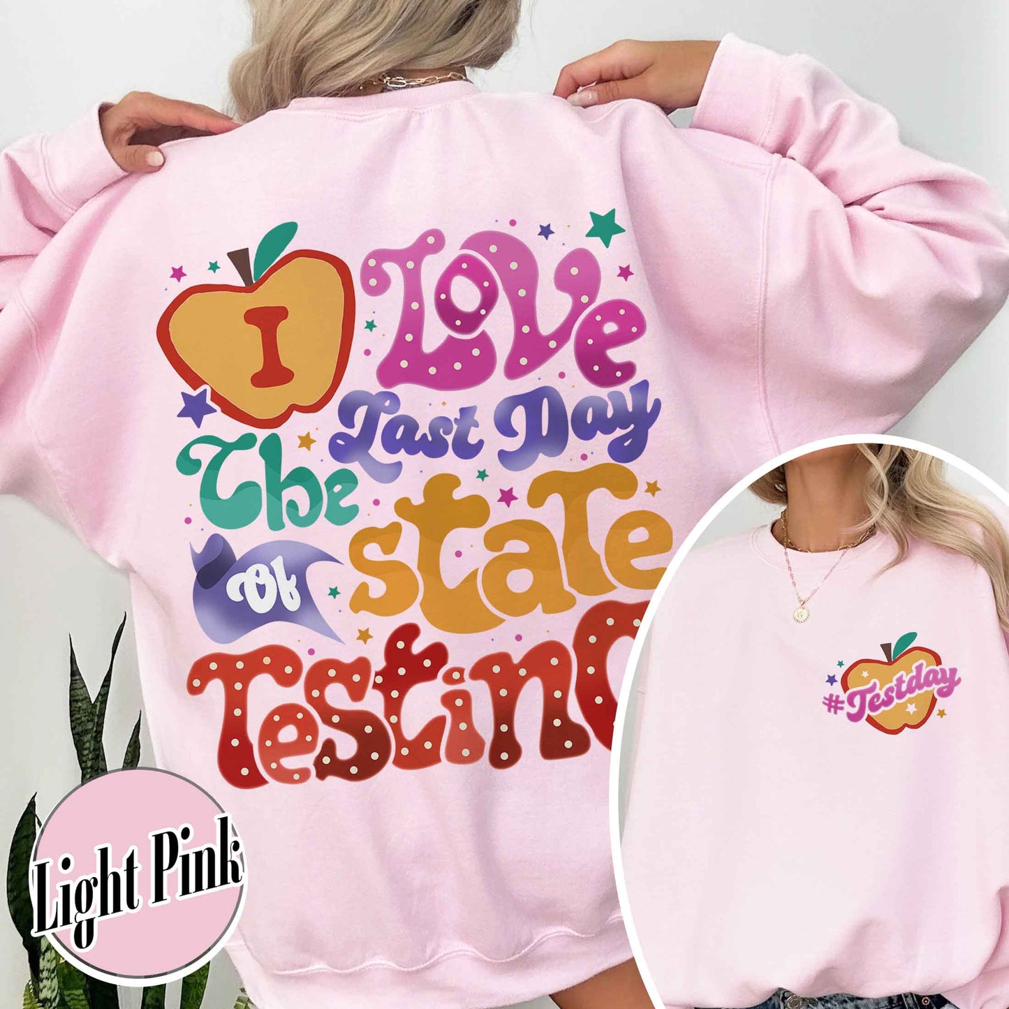 School Sweatshirt, I Love State Testing Sweatshirt, You Got This Sweatshirt, Back to School Sweatshirt
