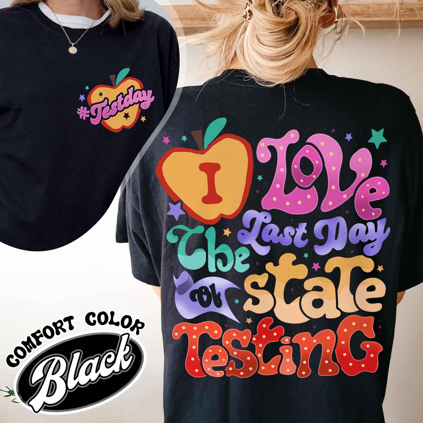 School Comfort Color Shirt, I Love State Testing Shirt, You Got This Shirt, Back to School Shirt