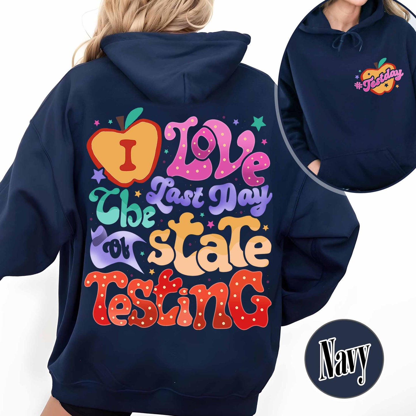School Hoodie, I Love State Testing Hoodie, You Got This Hoodie, Back to School Hoodie