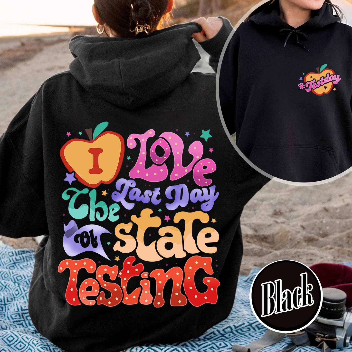 School Hoodie, I Love State Testing Hoodie, You Got This Hoodie, Back to School Hoodie