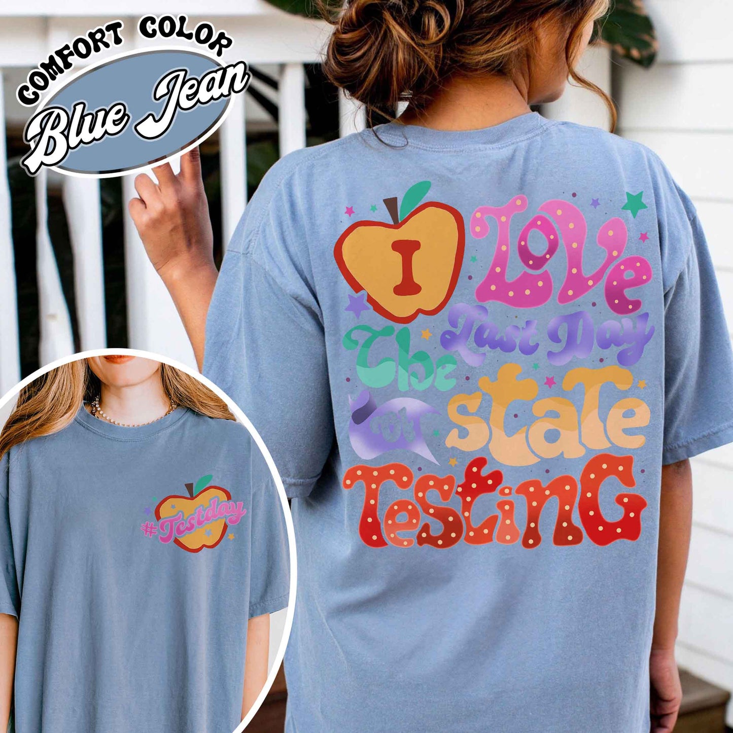 School Comfort Color Shirt, I Love State Testing Shirt, You Got This Shirt, Back to School Shirt