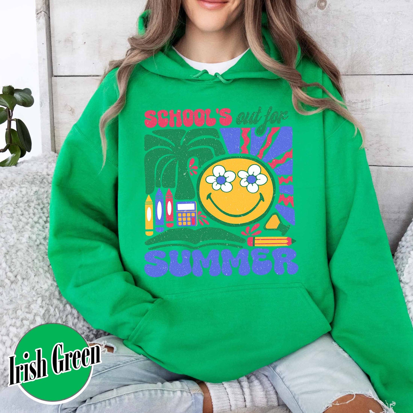 School Hoodie, School’s Out for Summer Hoodie, Happy Last Day of School Hoodie