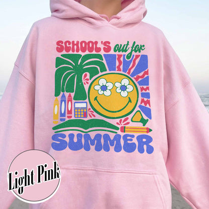 School Hoodie, School’s Out for Summer Hoodie, Happy Last Day of School Hoodie