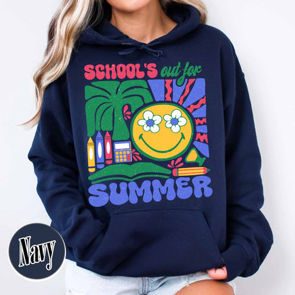 School Hoodie, School’s Out for Summer Hoodie, Happy Last Day of School Hoodie