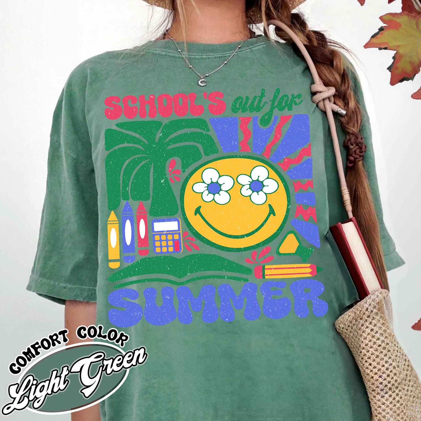 School Comfort Color Shirt, School’s Out for Summer Shirt, Happy Last Day of School Shirt