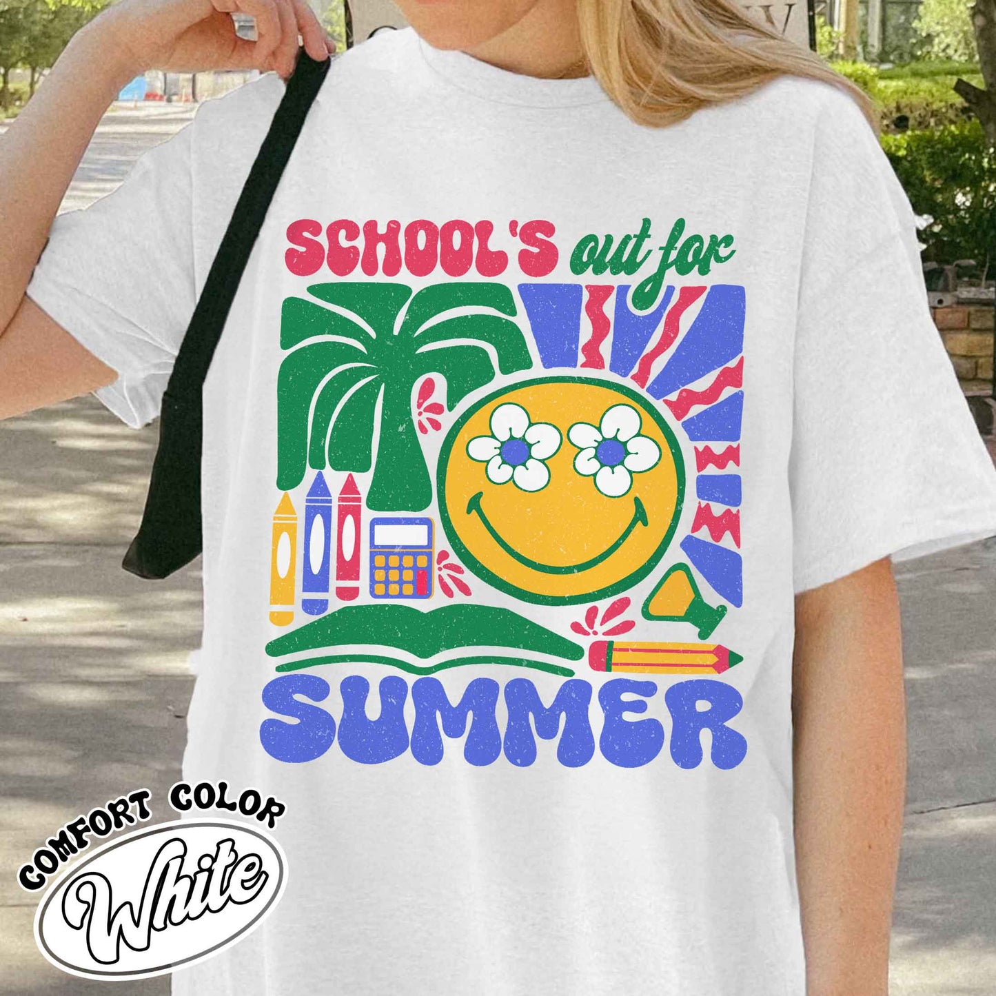 School Comfort Color Shirt, School’s Out for Summer Shirt, Happy Last Day of School Shirt