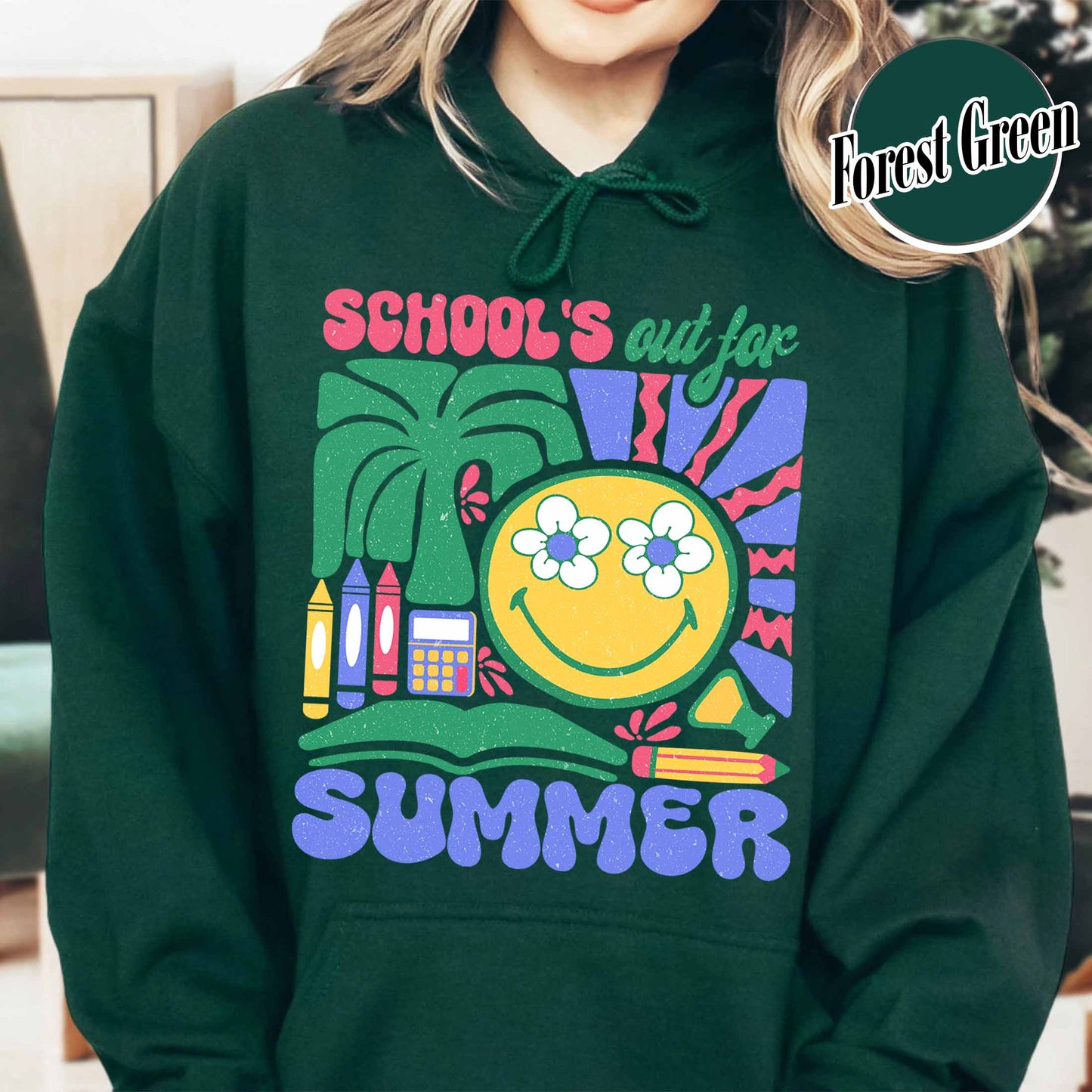 School Hoodie, School’s Out for Summer Hoodie, Happy Last Day of School Hoodie