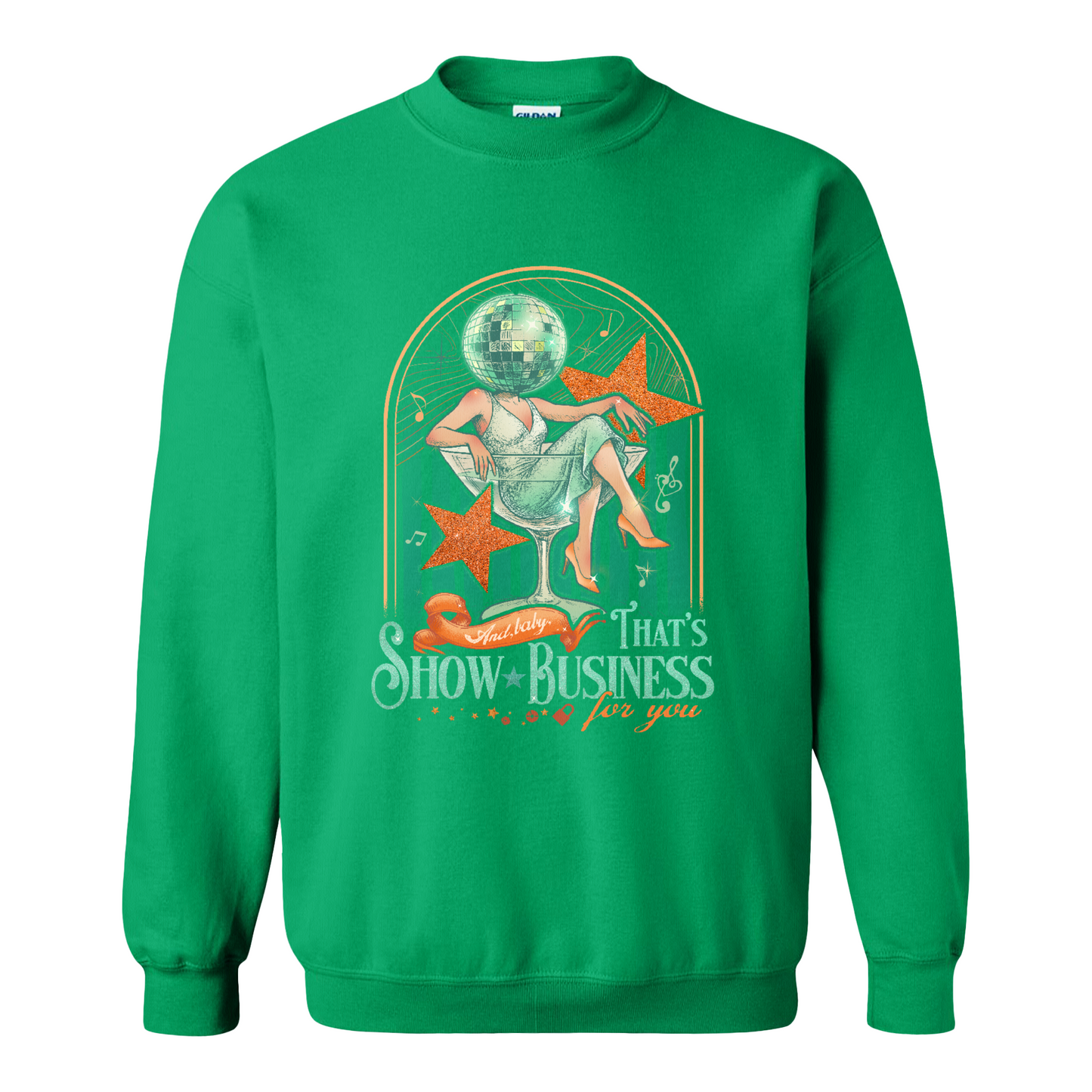 Showgirl Era Sweatshirt, And Baby That’s Show Business For You Sweatshirt, Retro Quote Top, Concert Merch