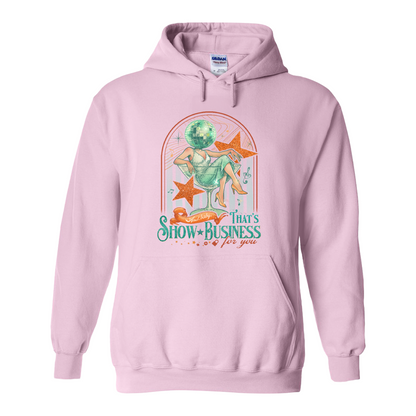 Showgirl Era Hoodie, And Baby That’s Show Business For You Hoodie, Retro Quote Top, Concert Merch