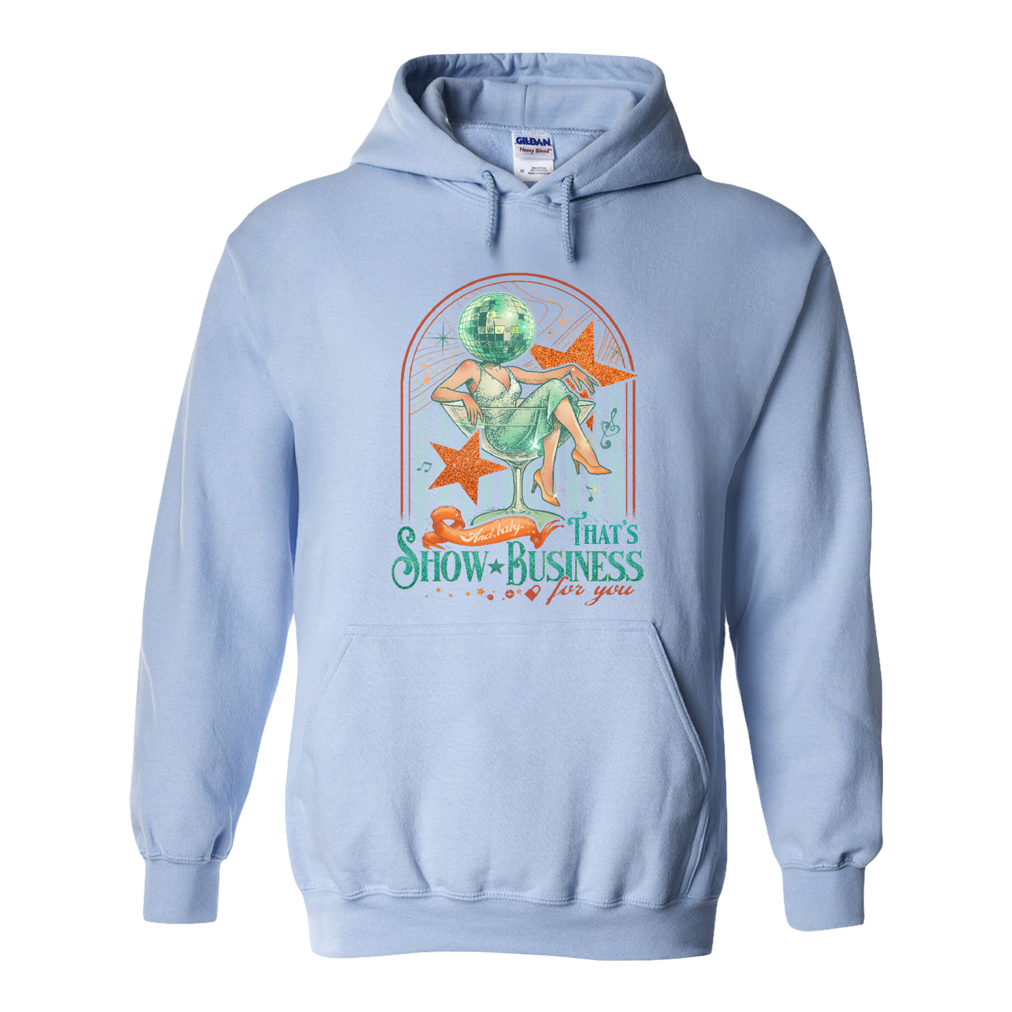Showgirl Era Hoodie, And Baby That’s Show Business For You Hoodie, Retro Quote Top, Concert Merch